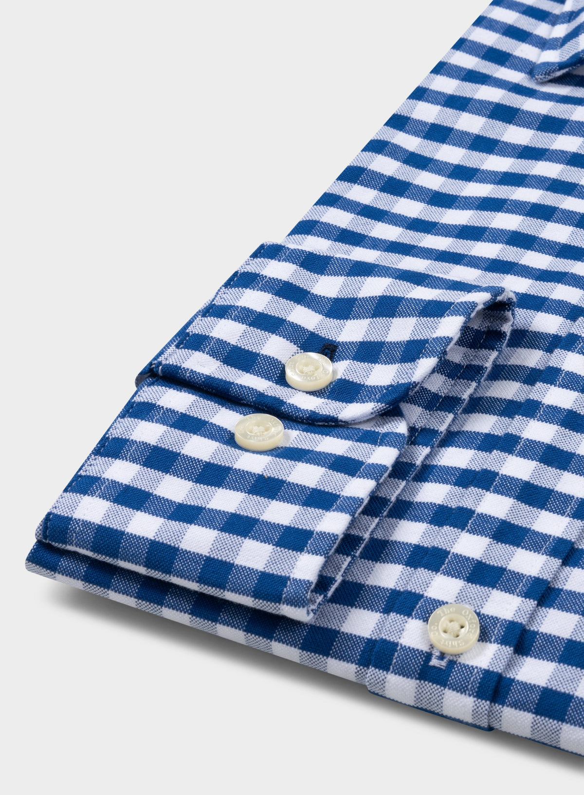 Men’s classic Oxford shirt in Navy Check.