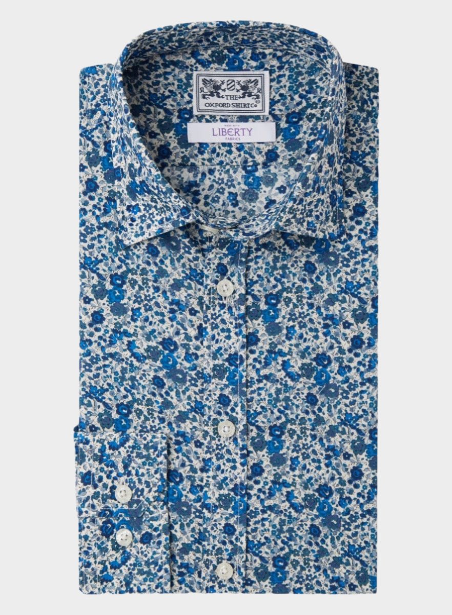 Men’s shirt in Emma & Georgina Liberty fabric.