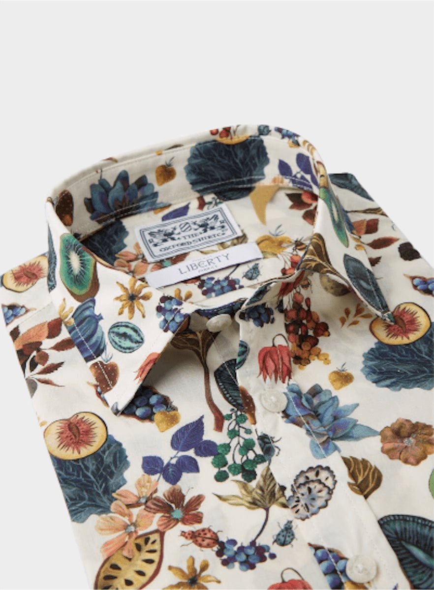 Men’s shirt in Floral Earth Liberty fabric.