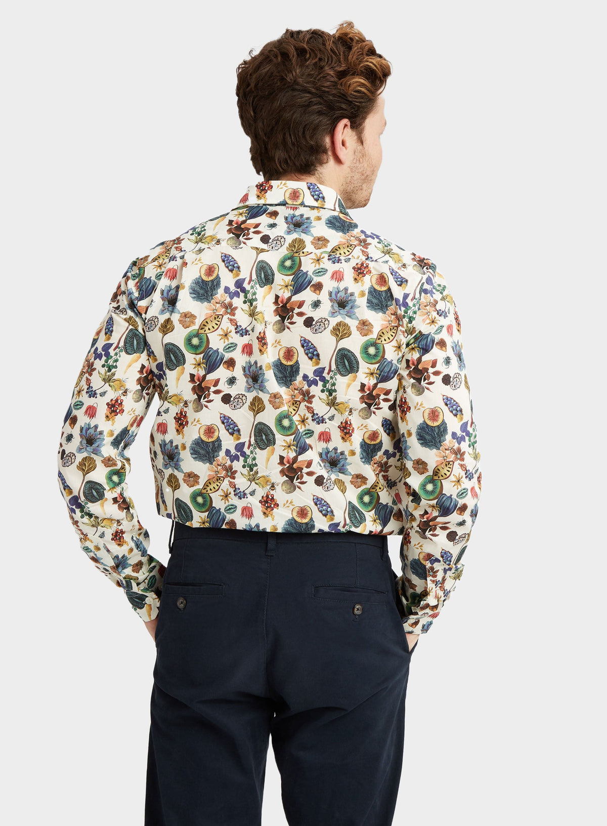 Men’s shirt in Floral Earth Liberty fabric.