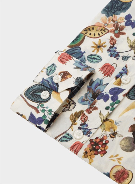 Men’s shirt in Floral Earth Liberty fabric.