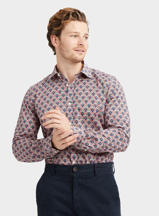 Men’s shirt in Luxor Liberty fabric.