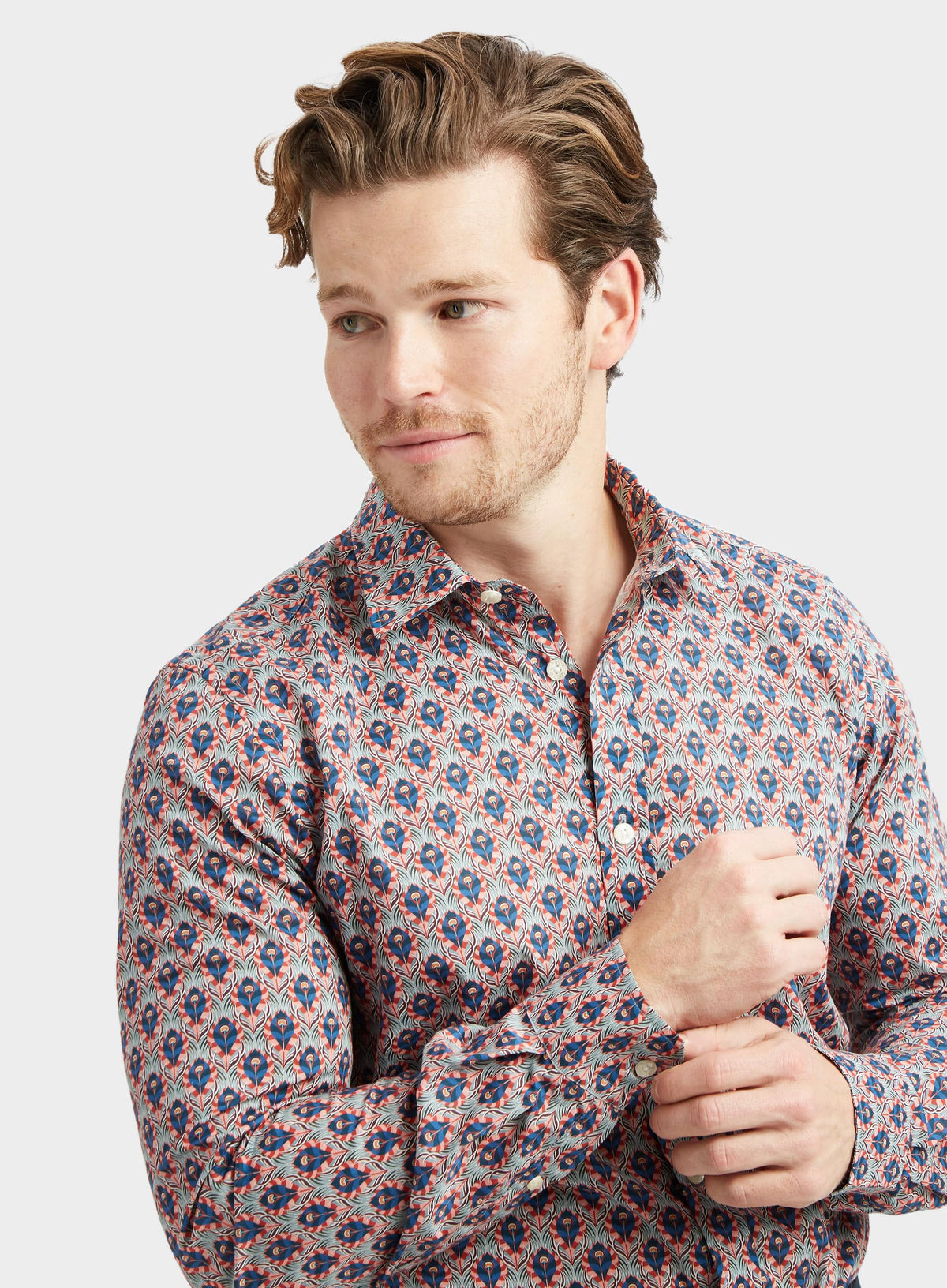 Men’s shirt in Luxor Liberty fabric.