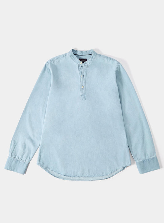 Light blue shirt on a white background