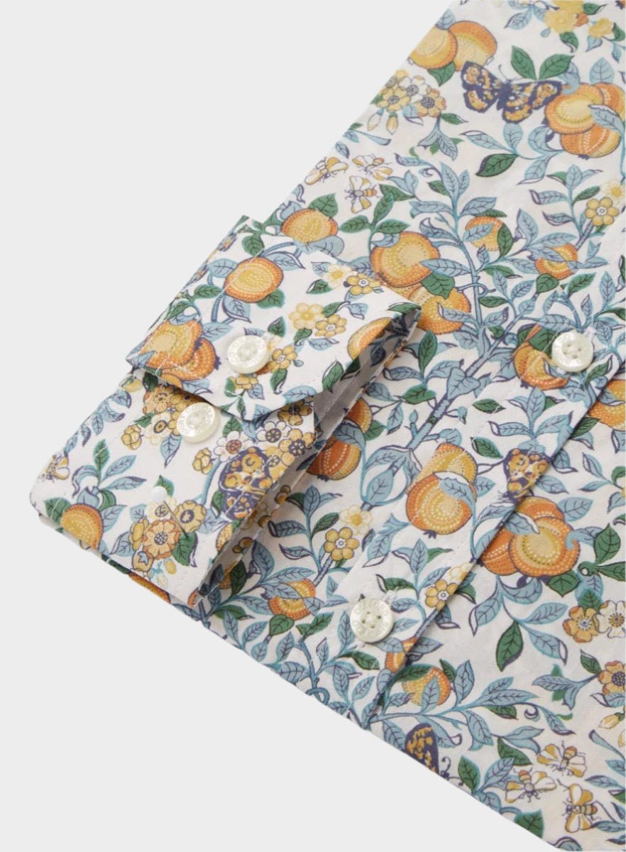 Men’s shirt in Orchard Liberty fabric.