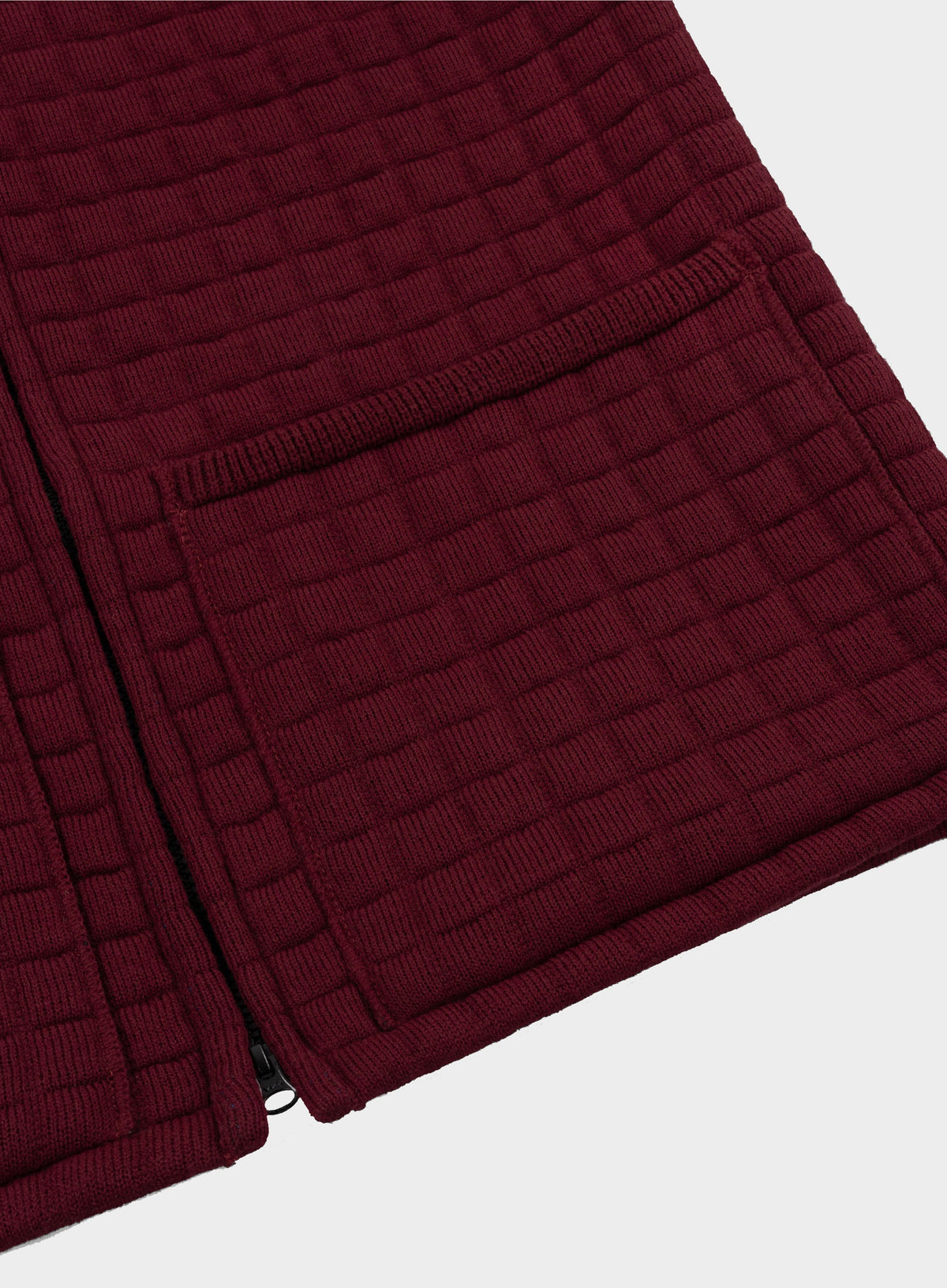 Men’s Thermatex quilted gilet in Burgundy.