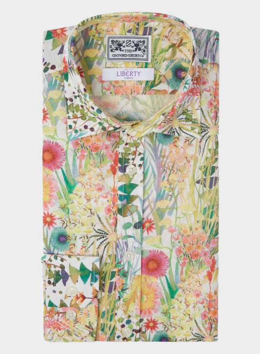 Men’s shirt in Tresco Liberty fabric.