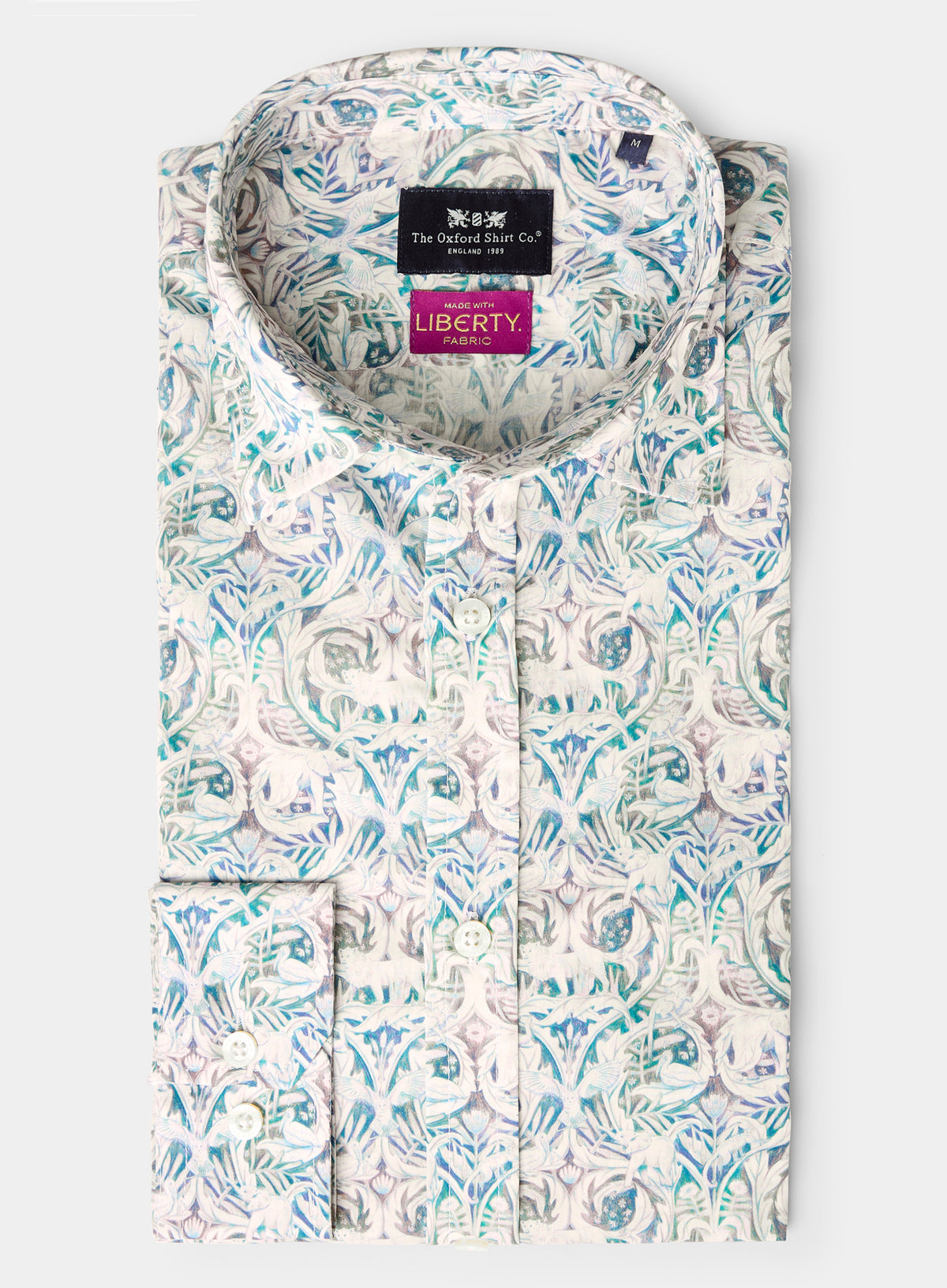 Men’s shirt in Valerie Liberty fabric.