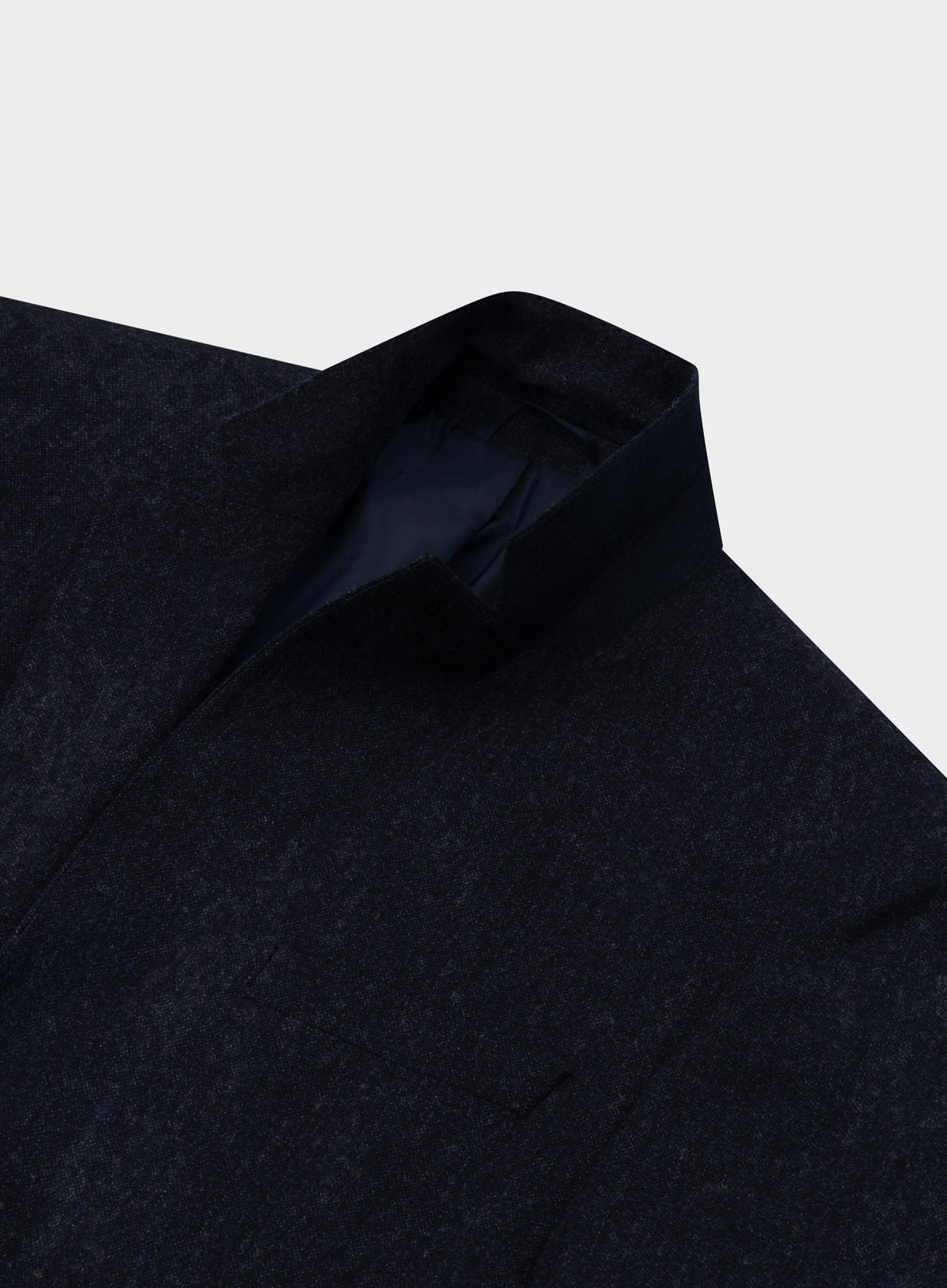 Men’s wool blazer jumper in Charcoal.