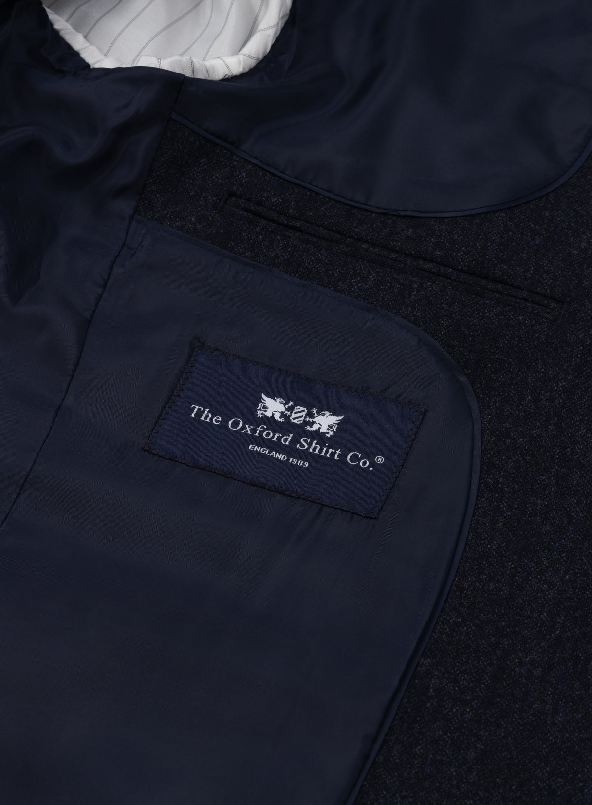 Men’s wool blazer jumper in Charcoal.