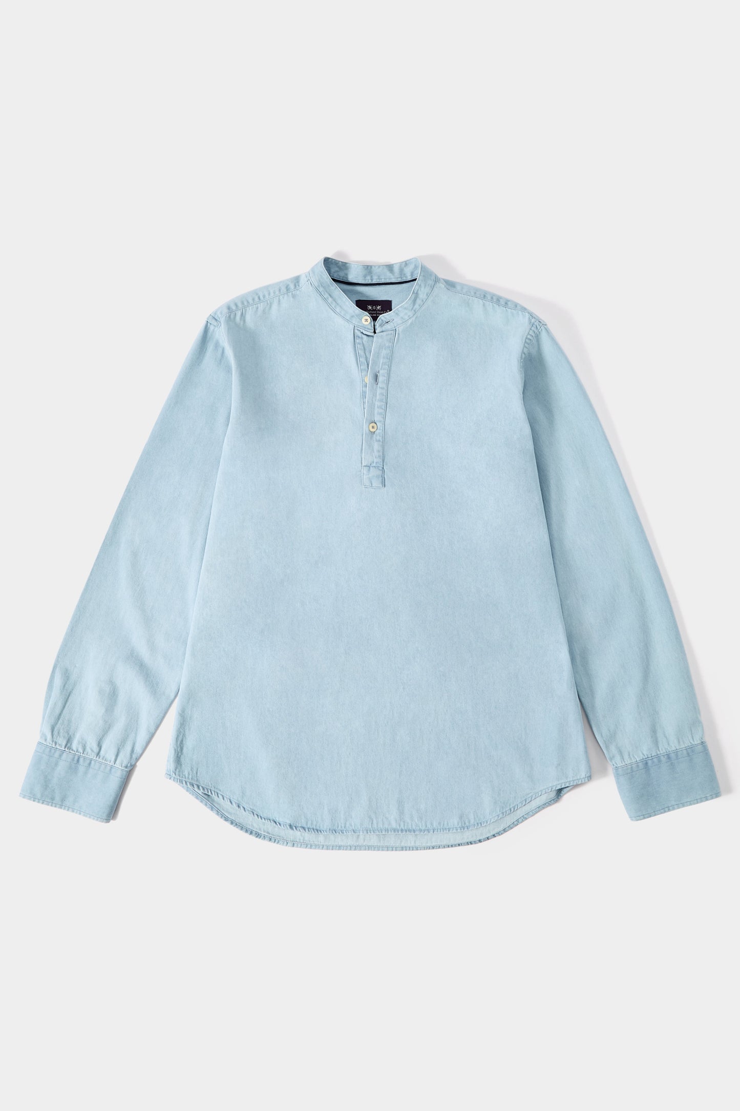 Nehru Collar Denim Shirt