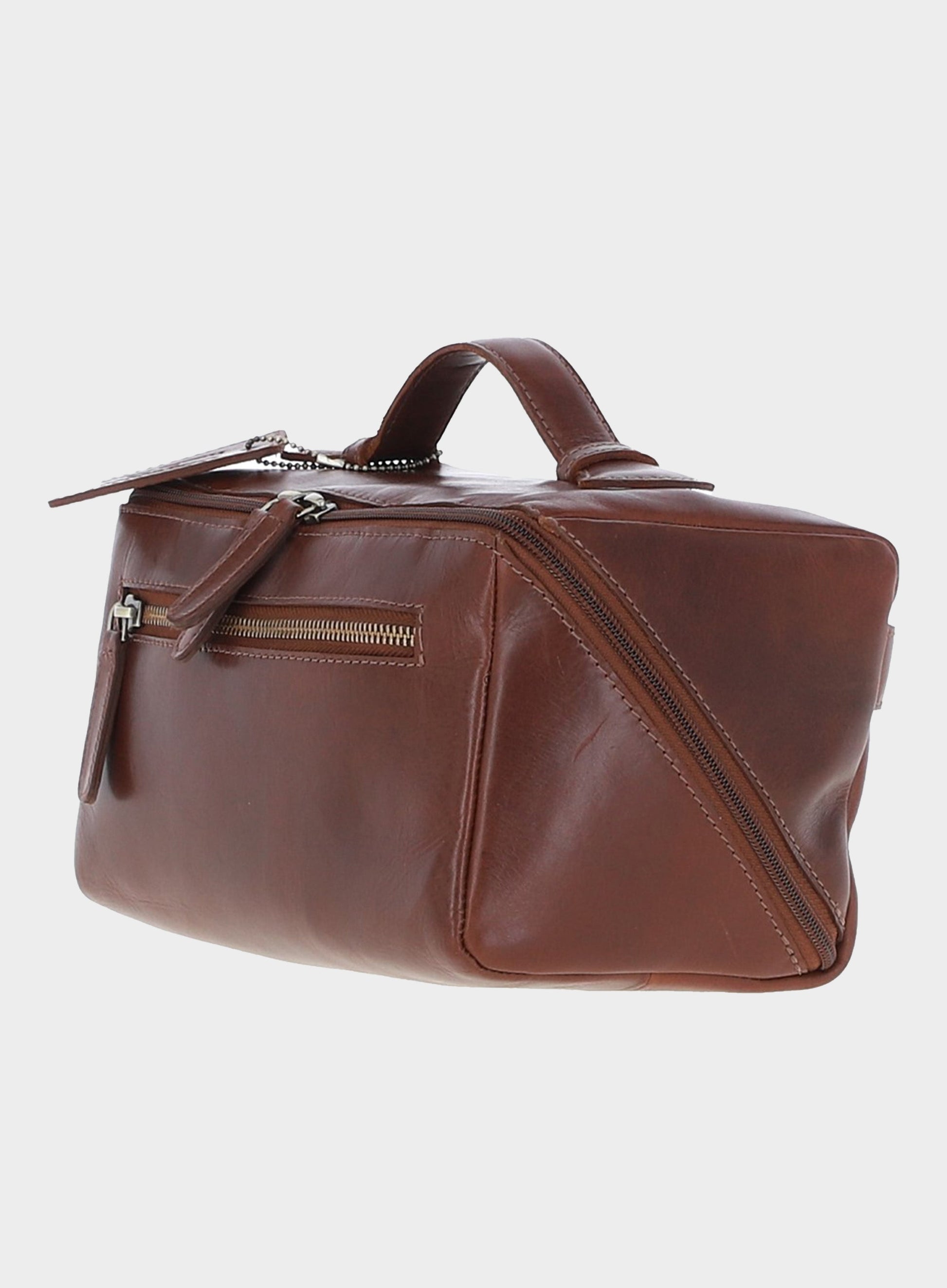 Nuffield Travel Wash Bag - Chestnut