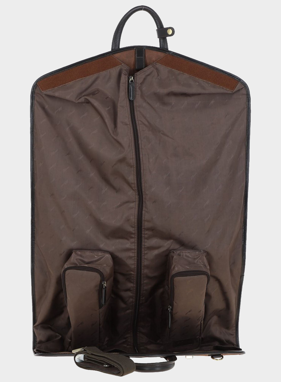 Pembroke Leather Suit Carrier - Brown