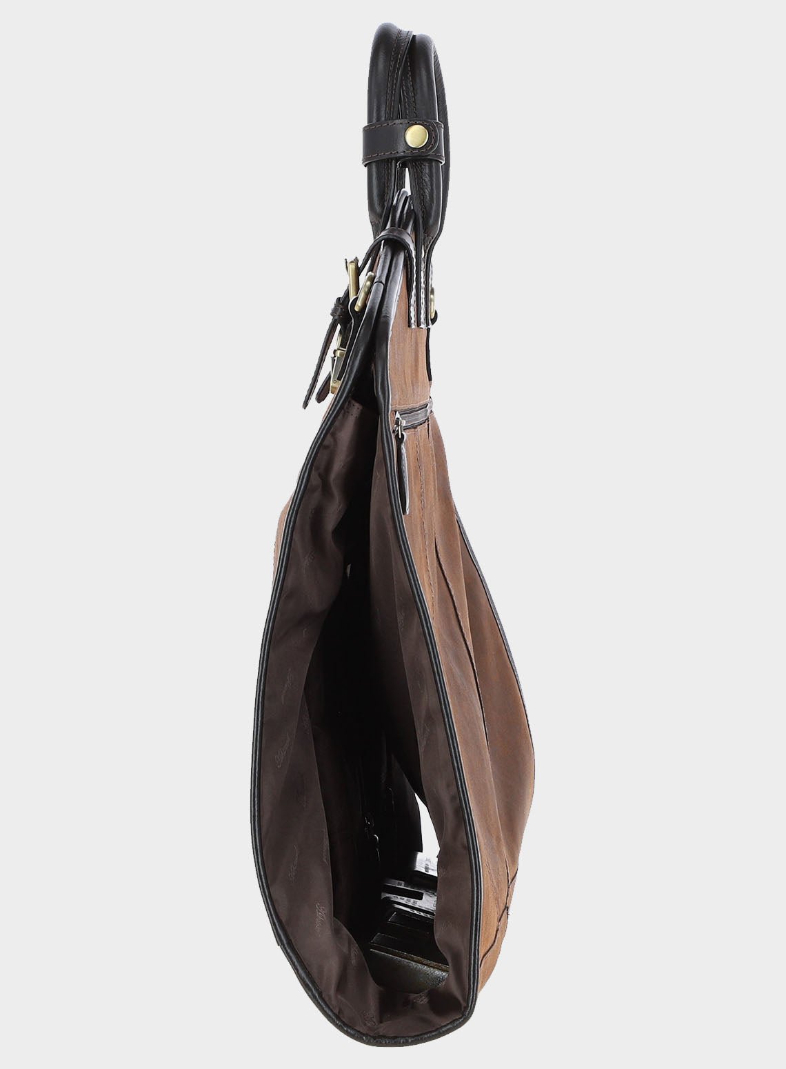 Pembroke Leather Suit Carrier - Brown