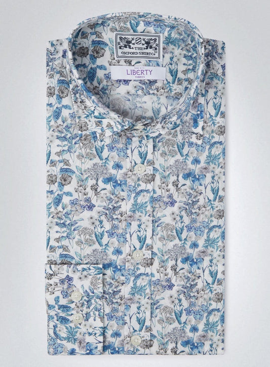 Poets Meadow Blues - Made with Liberty Fabric