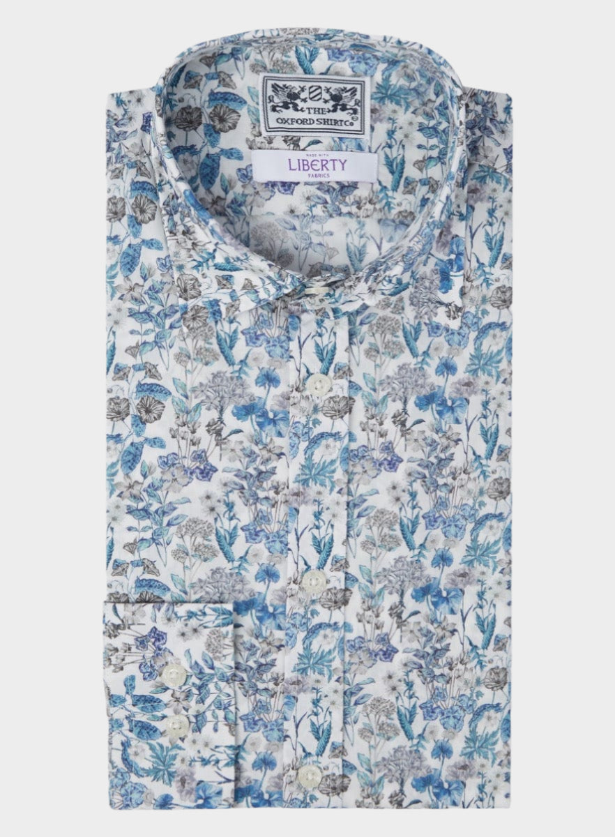 Poets Meadow Blues - Made with Liberty Fabric