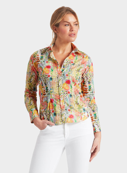 Women’s shirt in Tresco Liberty fabric.