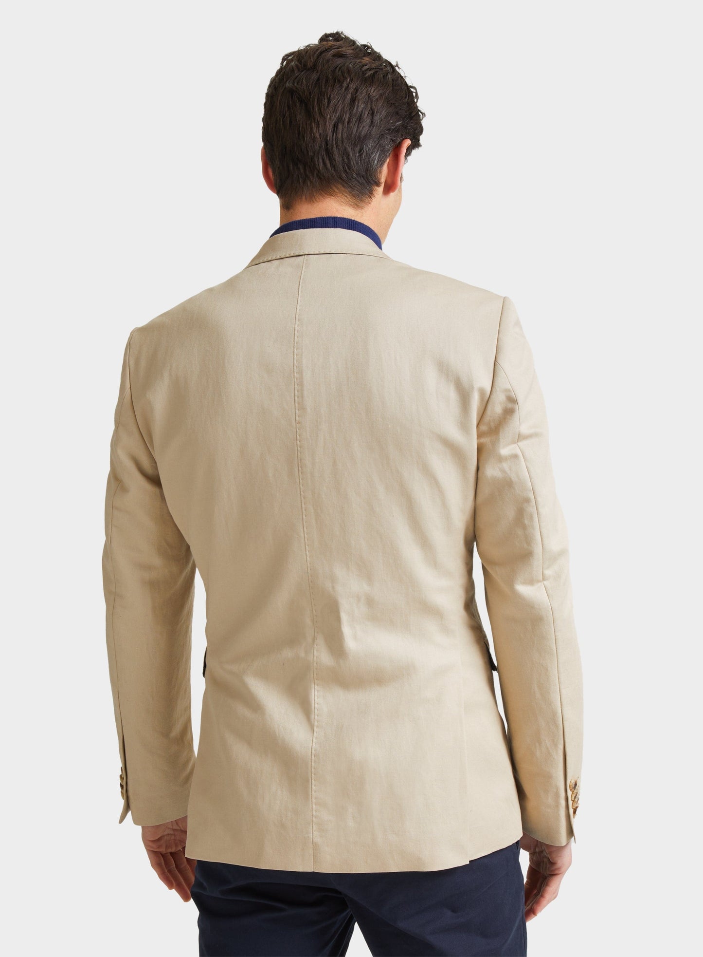 Cotton Linen Jacket - Beige