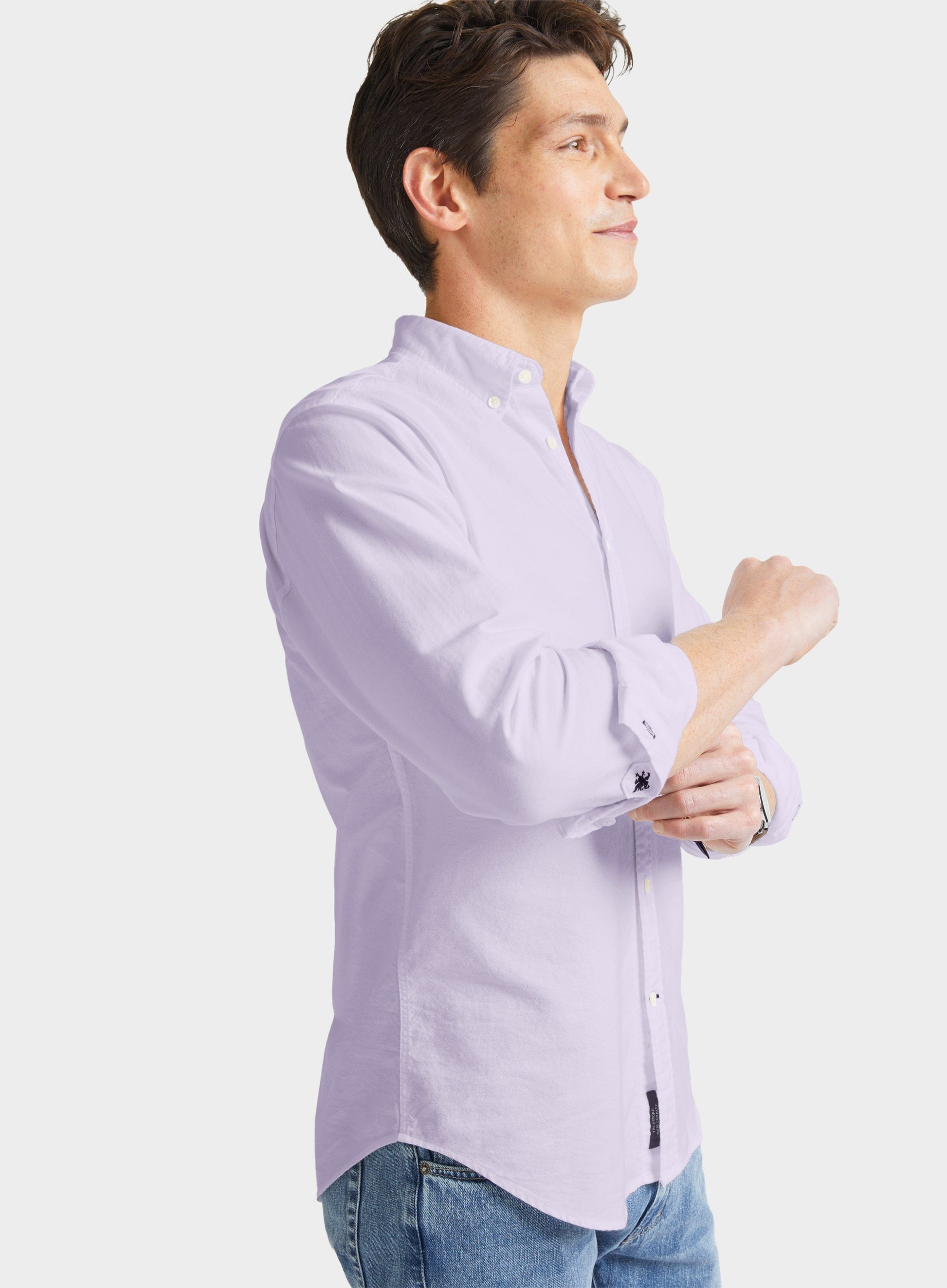 Button Down Oxford Shirt - Lilac
