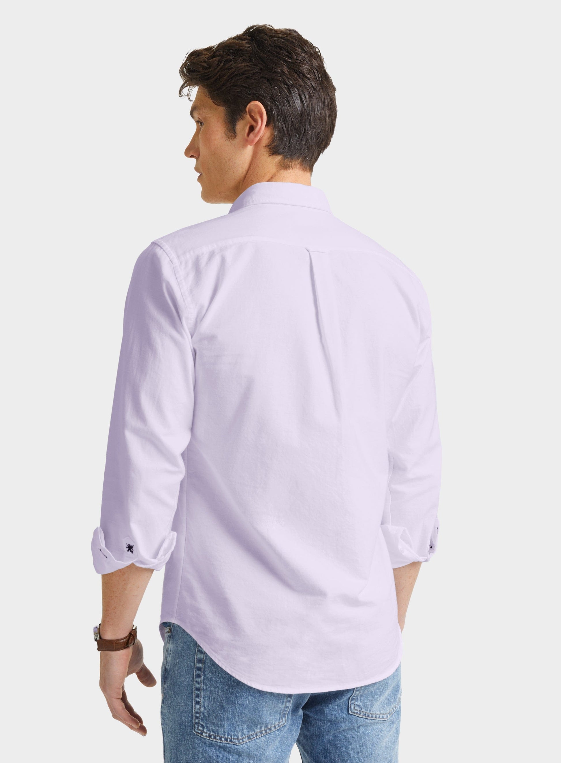 Button Down Oxford Shirt - Lilac