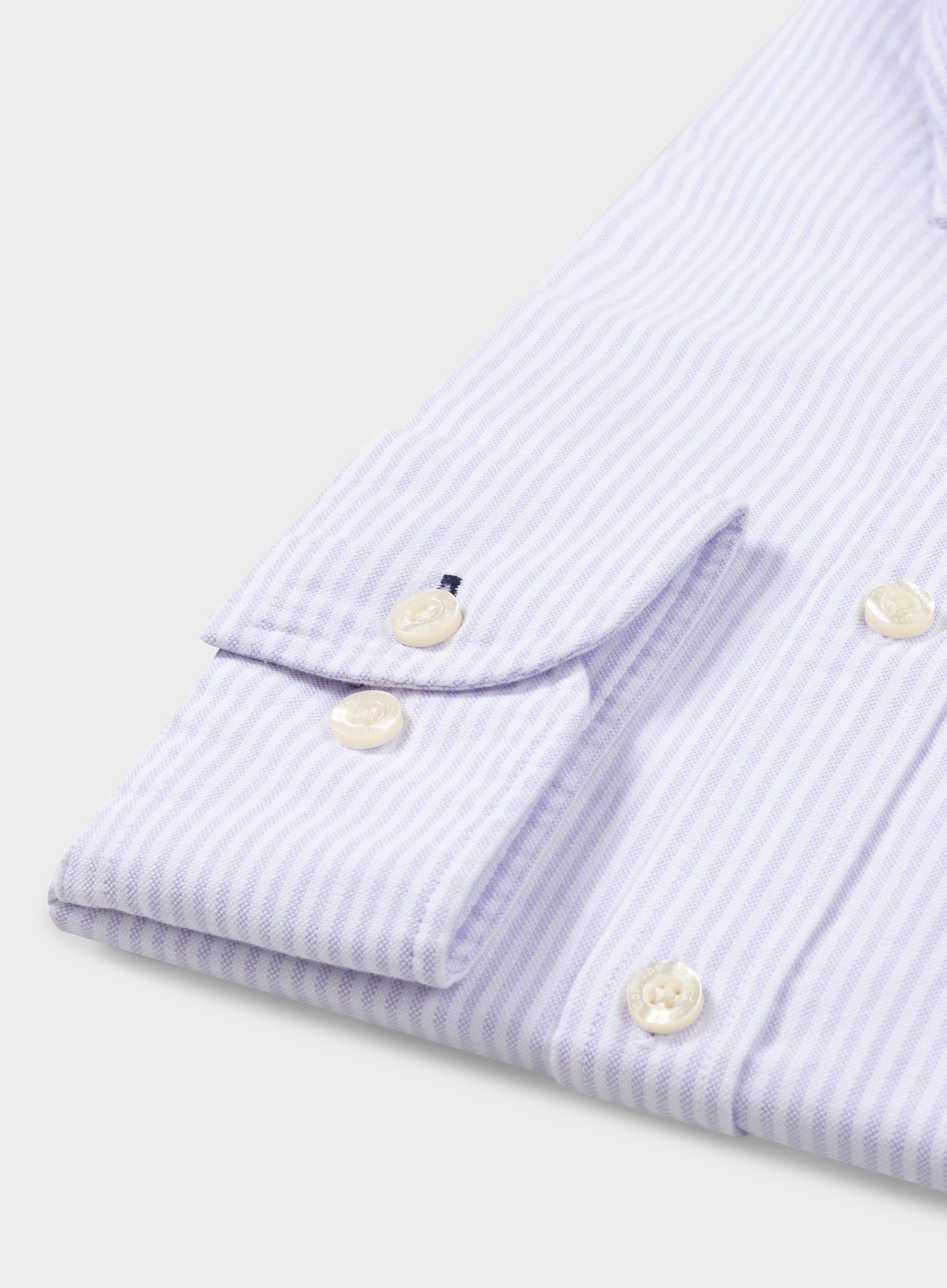 Button Down Oxford Shirt - Lilac Stripe