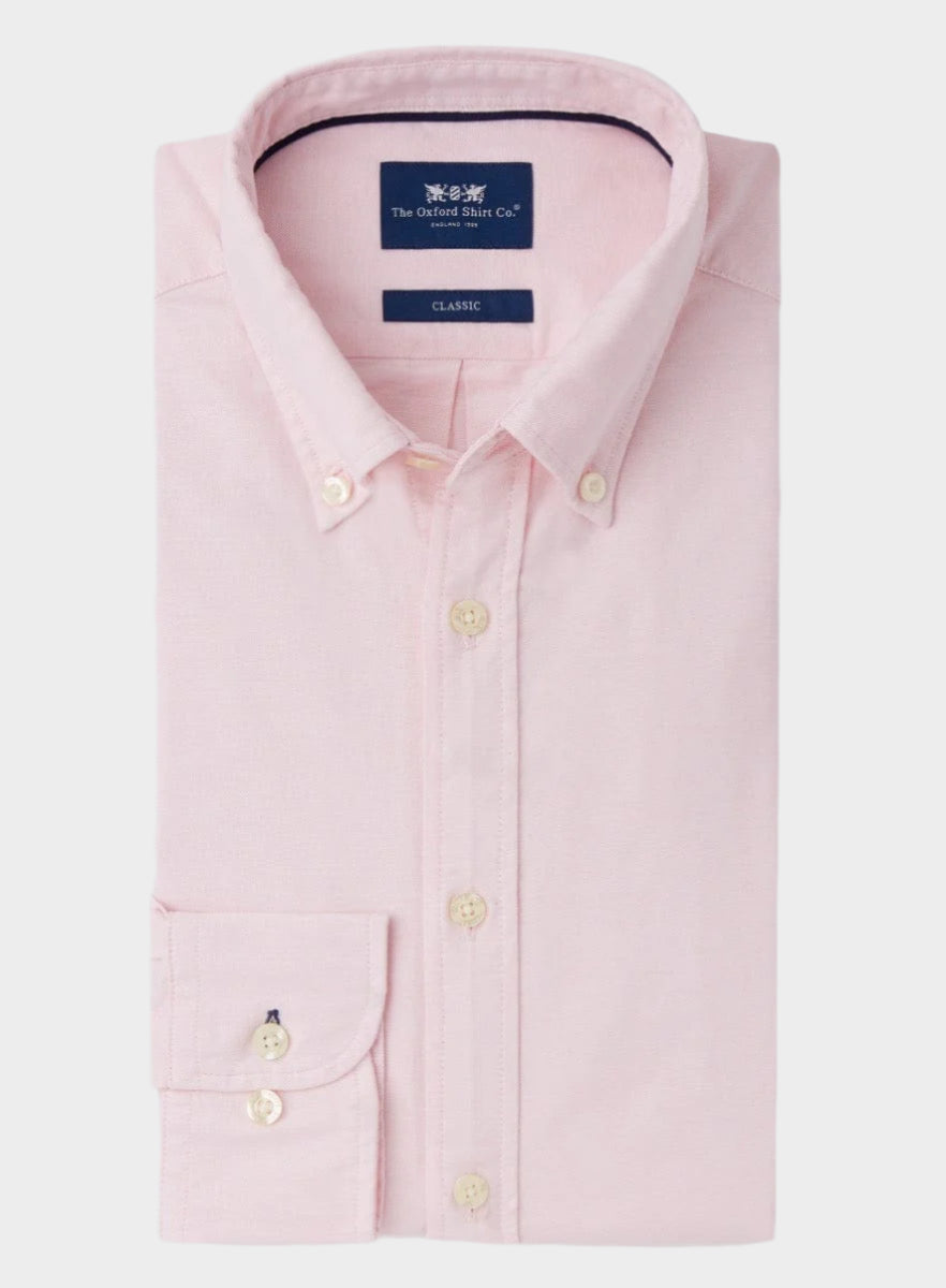 Button Down Oxford Shirt - Pink