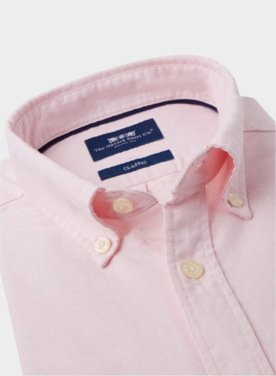 Button Down Oxford Shirt - Pink