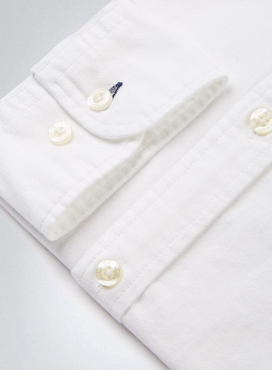 Button Down Oxford Shirt - White