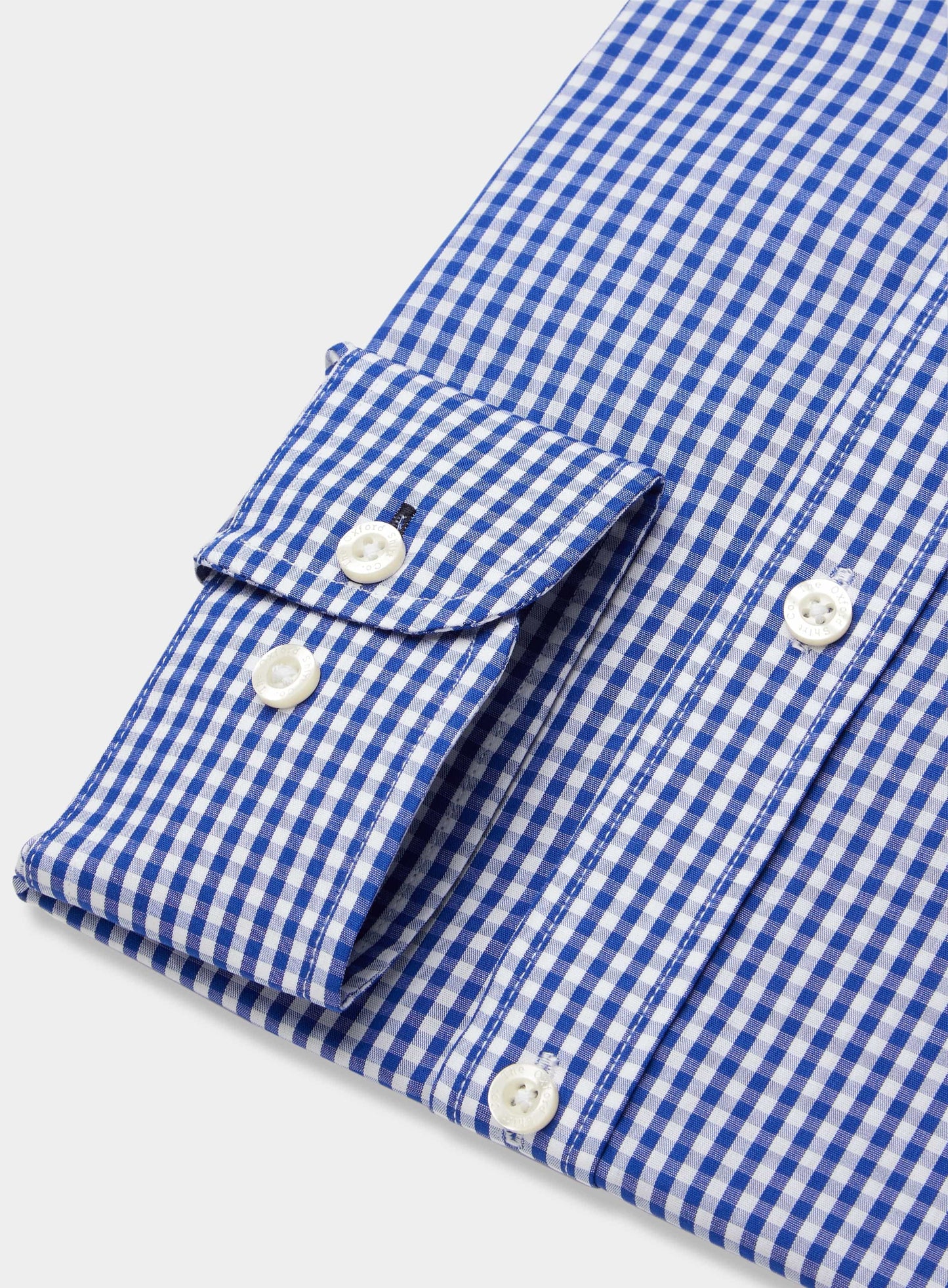 Button Down Shirt in Navy Gingham