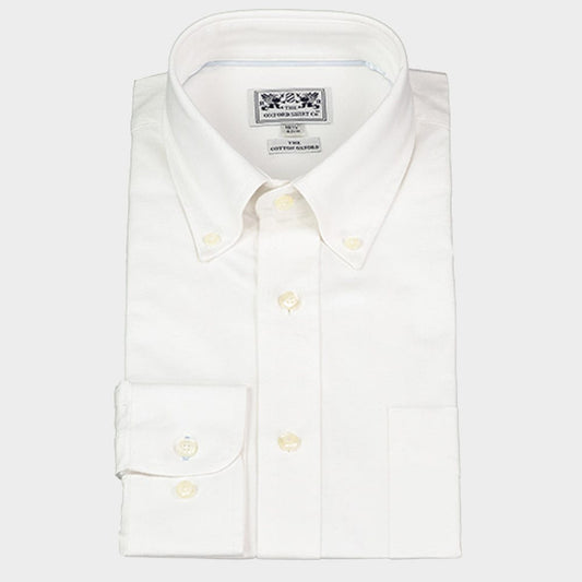 Button Down Shirt in Oxford White