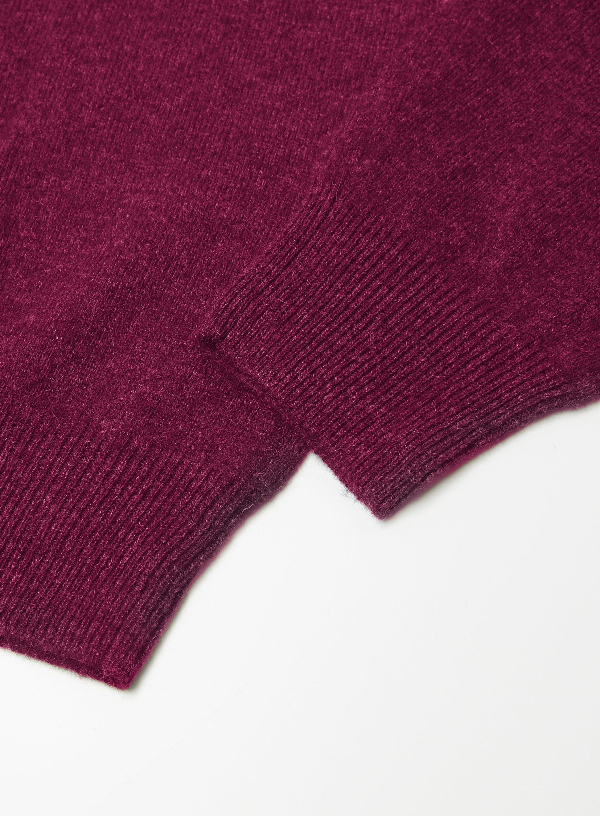 Cashmere 1/4 Zip in Raspberry