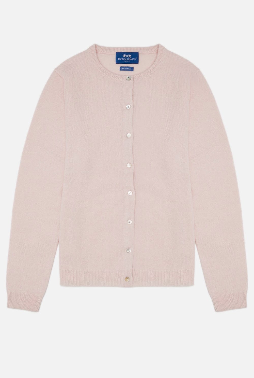 Cashmere Cardigan in Pastel Pink