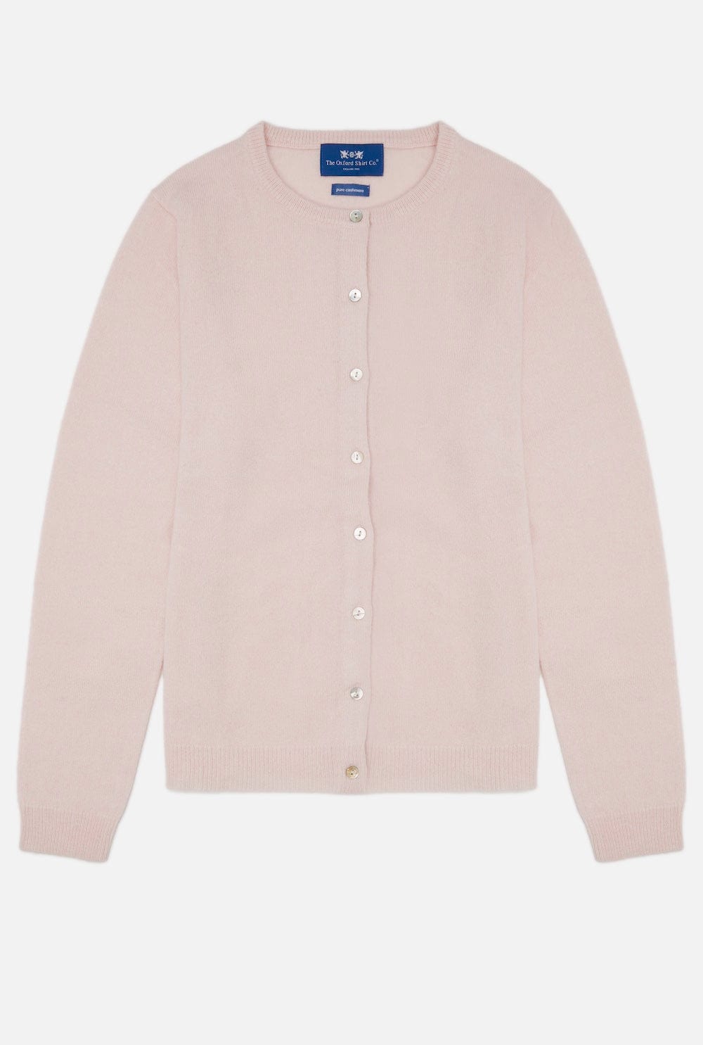 Cashmere Cardigan in Pastel Pink