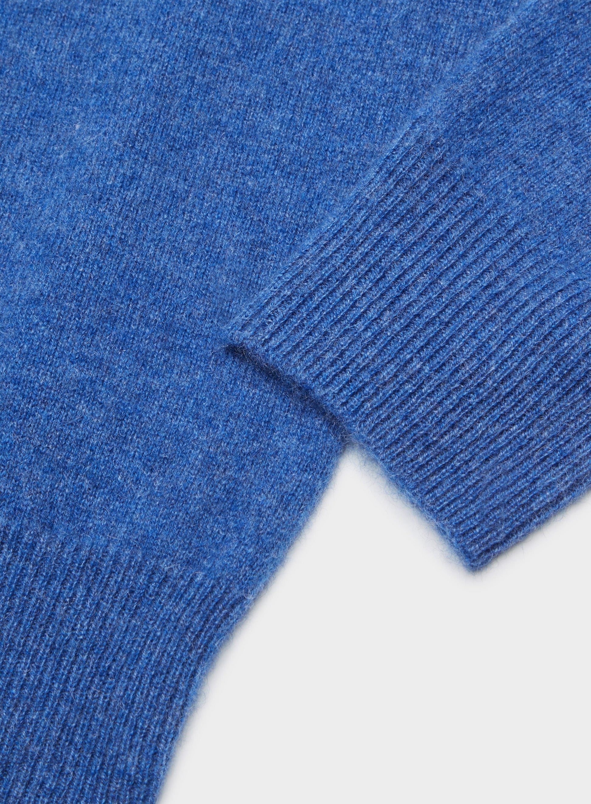 Cashmere Crew Neck in Denim