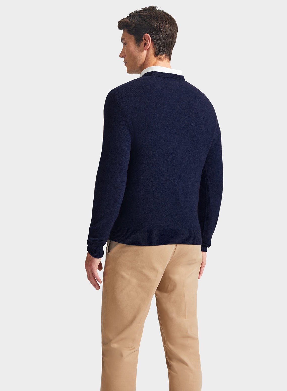 Cashmere Crew Neck in Navy