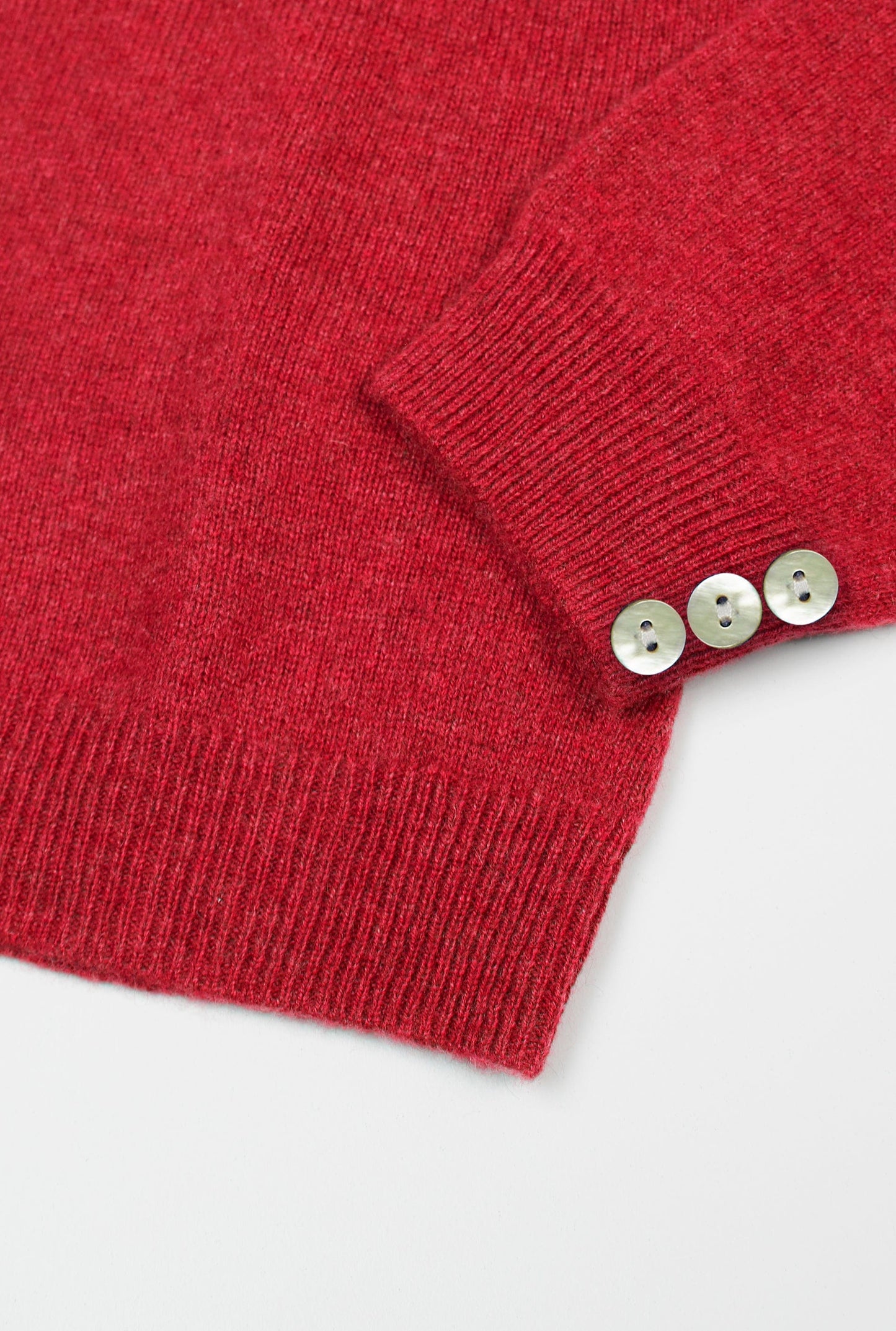 Cashmere Roll Neck in Red