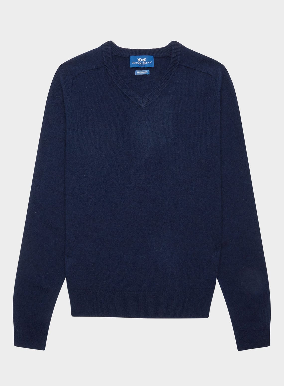 Cashmere V Neck in Navy