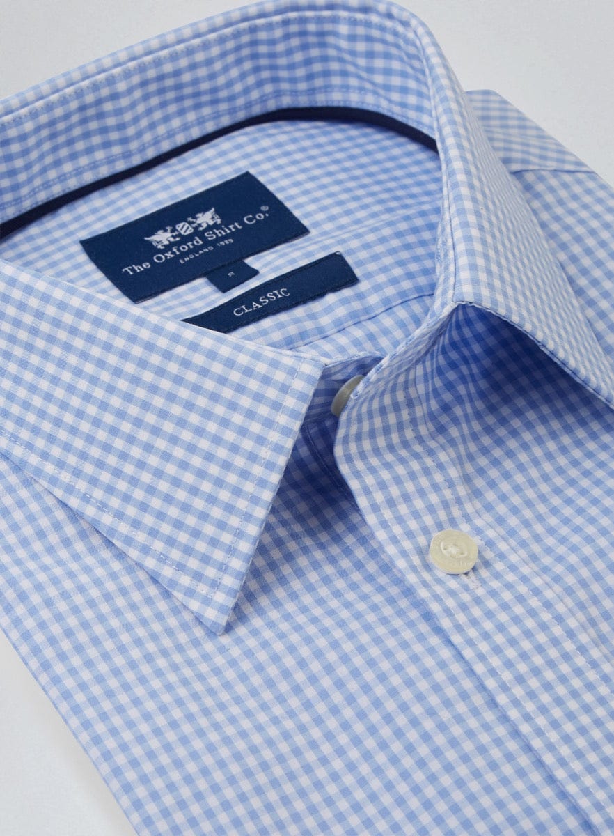 Classic Gingham Shirt - Blue