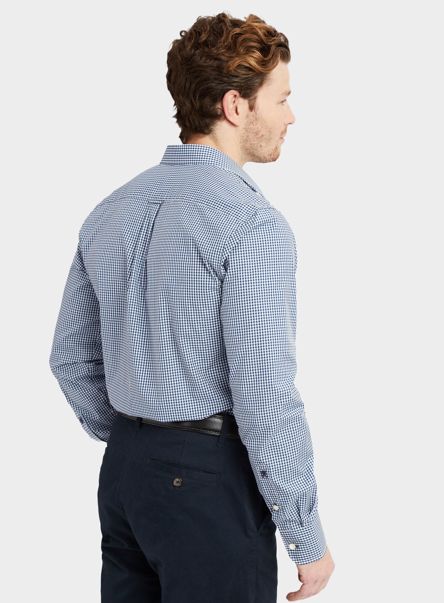 Classic Gingham Shirt - Navy