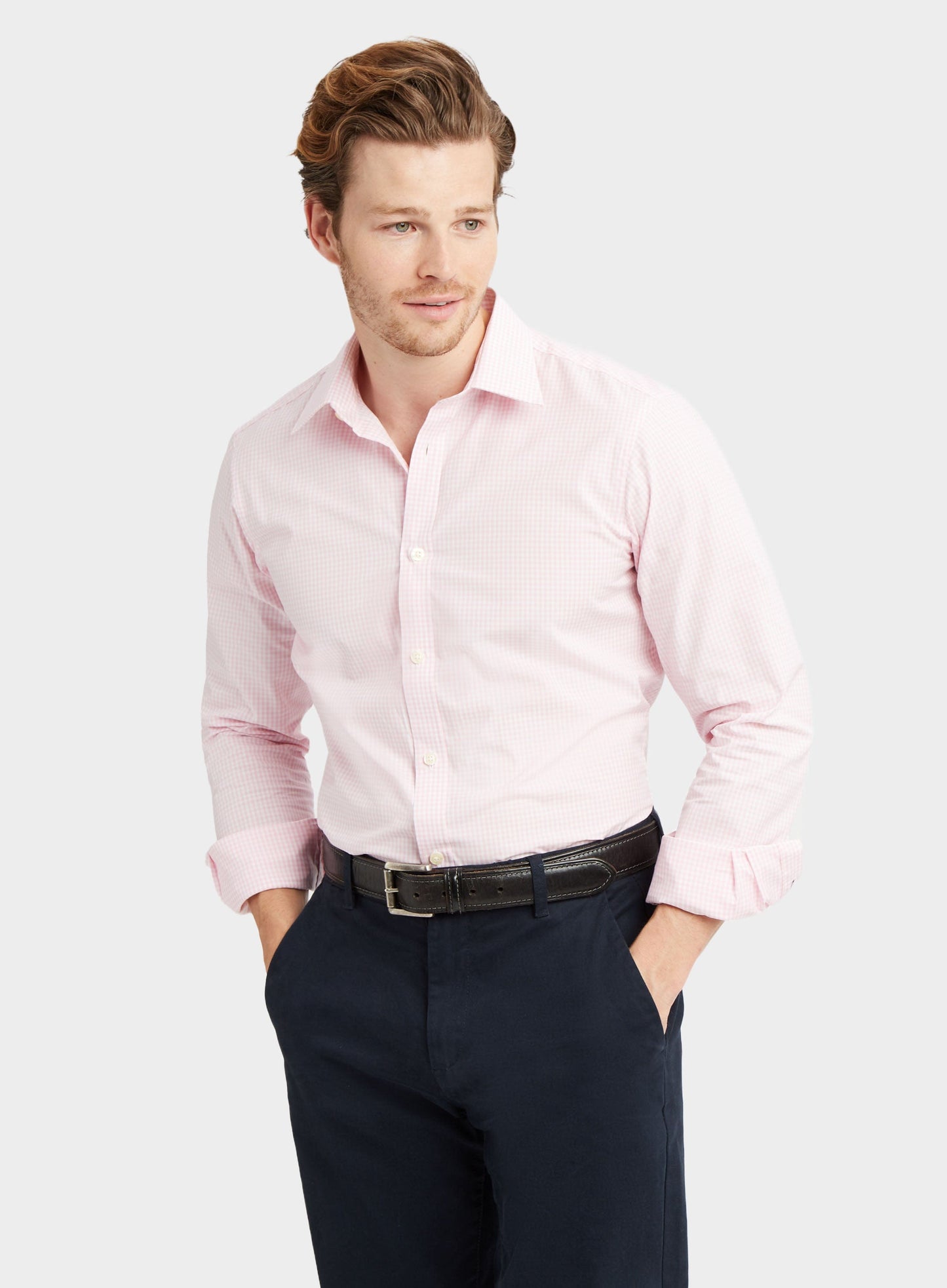 Classic Gingham Shirt - Pink