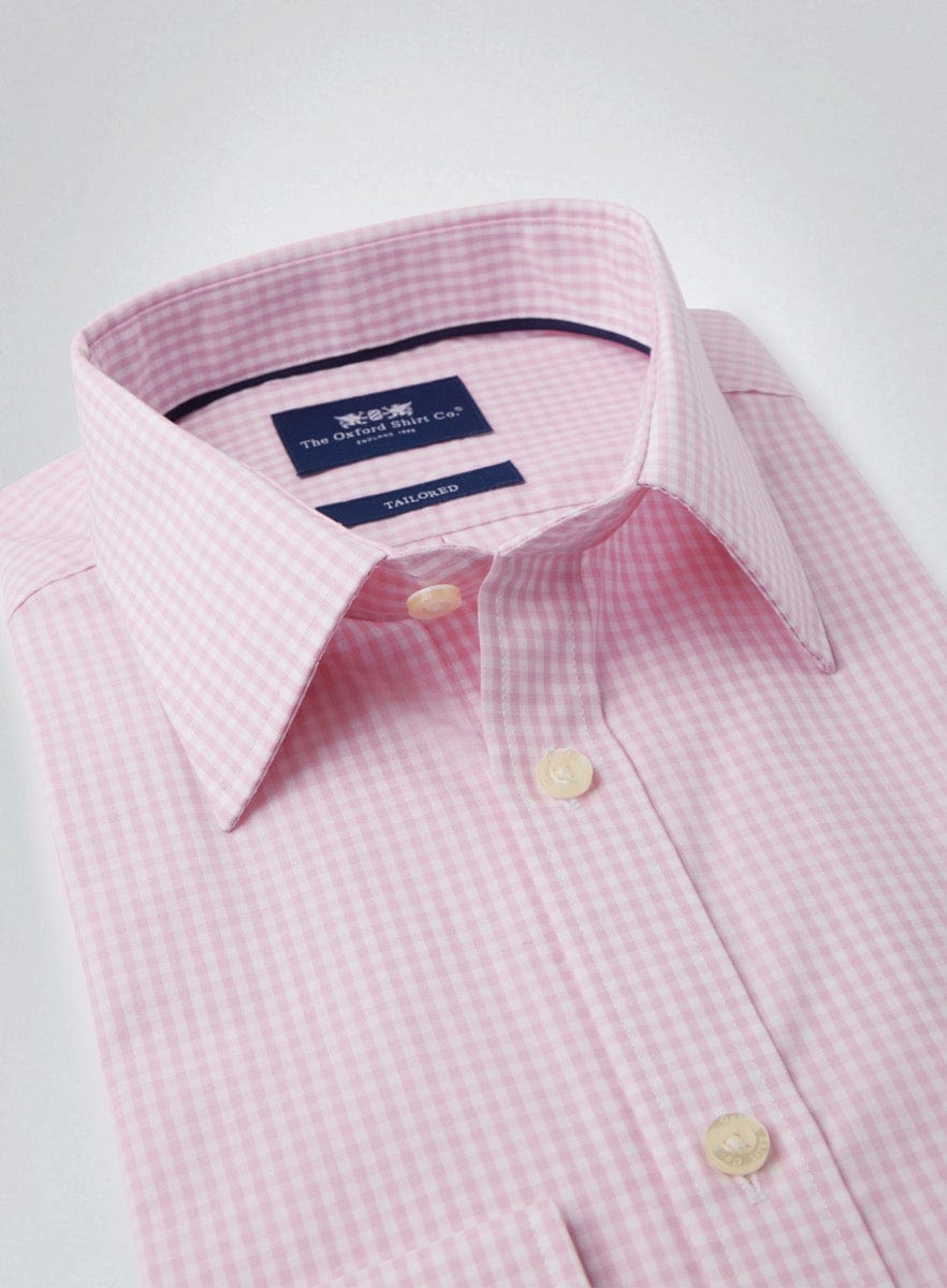 Classic Gingham Shirt - Pink