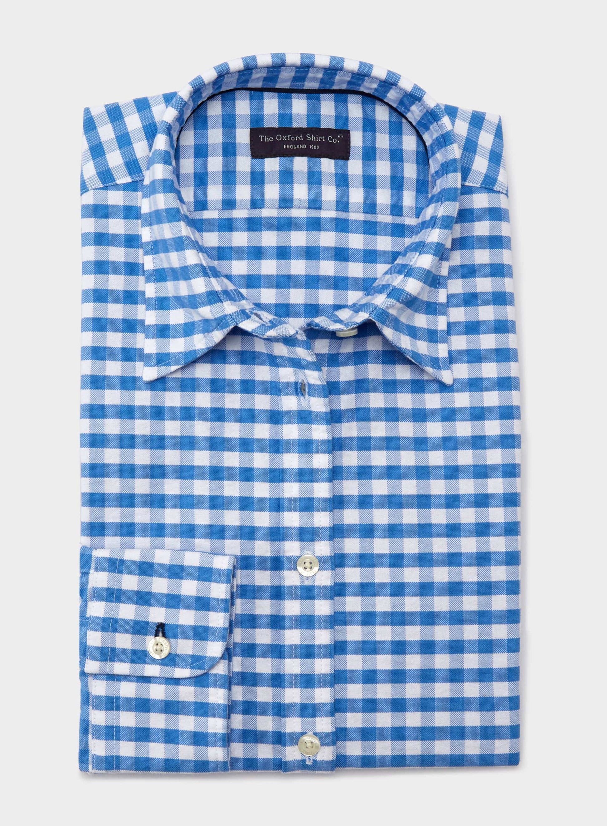 Classic Oxford Shirt - Blue Check