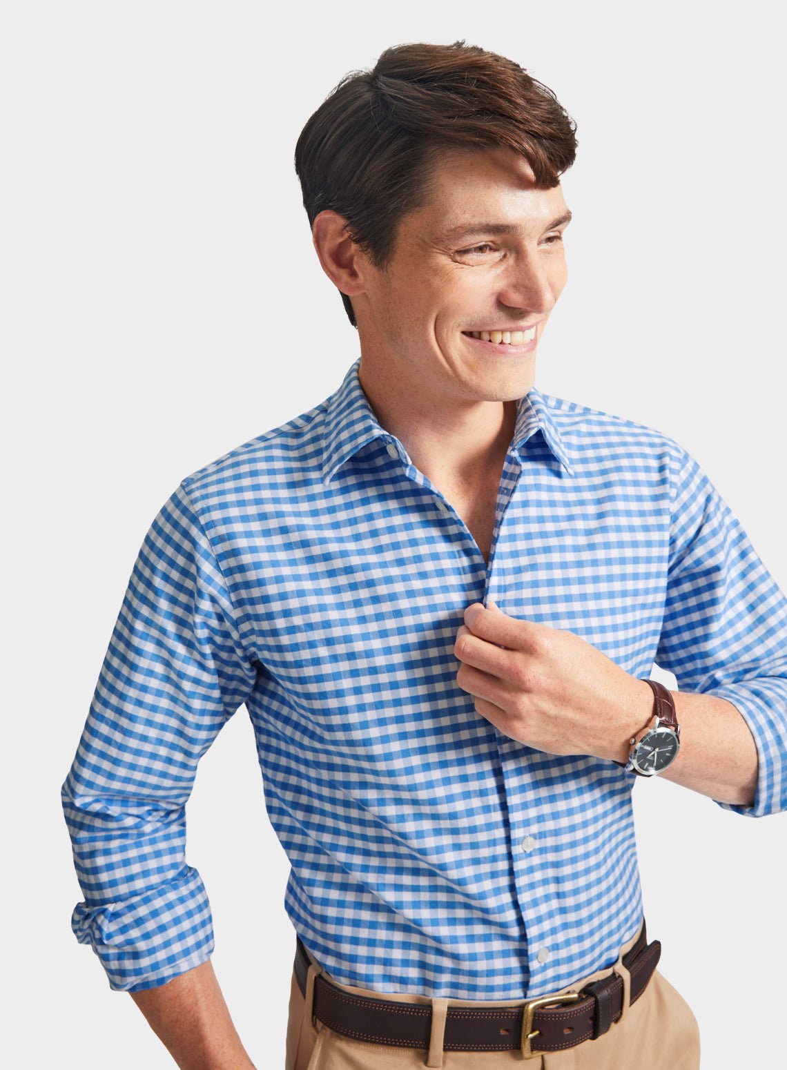 Classic Oxford Shirt - Blue Check