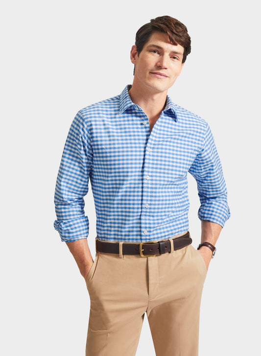 Classic Oxford Shirt - Blue Check