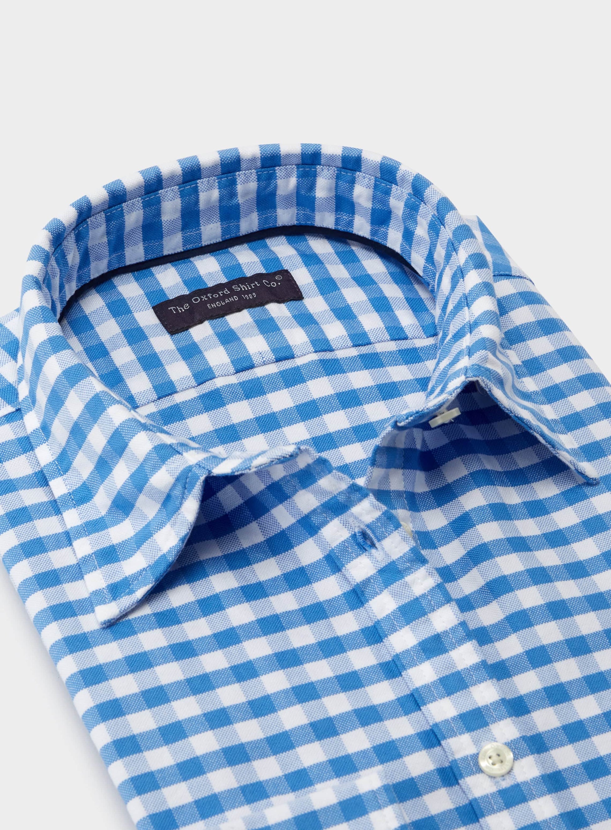 Classic Oxford Shirt - Blue Check
