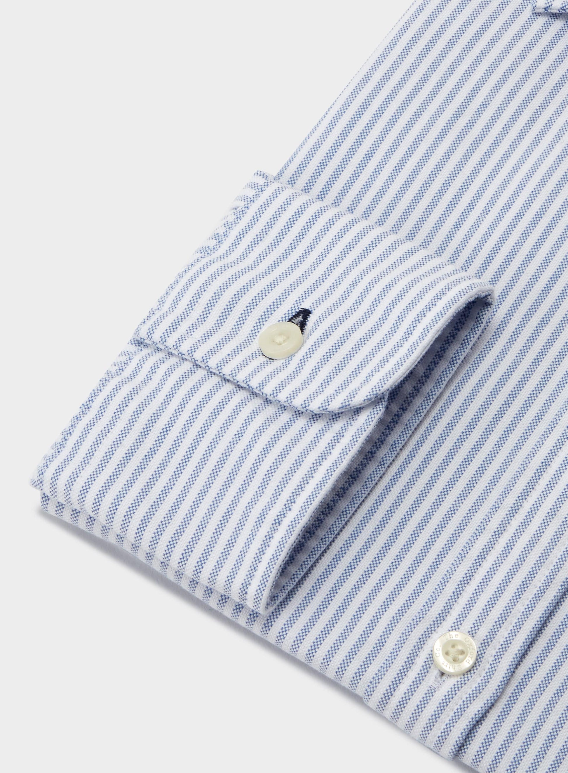 Classic Oxford Shirt - Blue Stripe