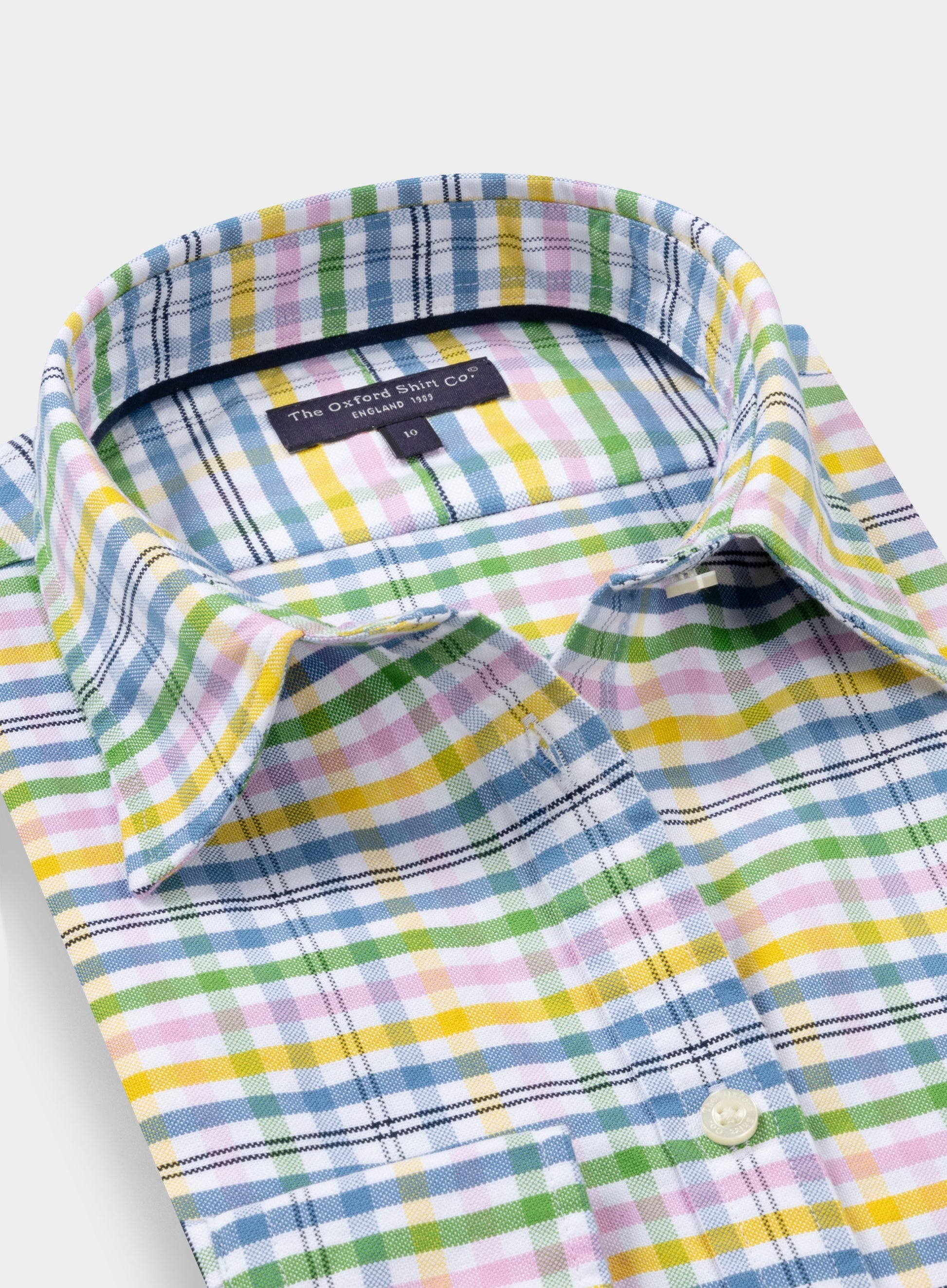 Classic Oxford Shirt - Bright Multi Check
