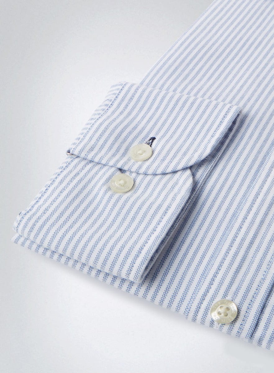 Classic Oxford Shirt - Light Blue Stripe