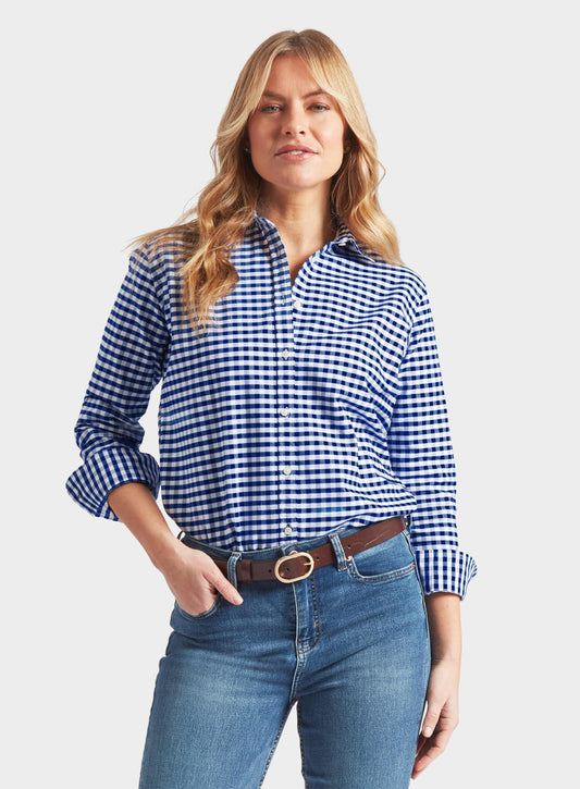 Classic Oxford Shirt - Navy Check