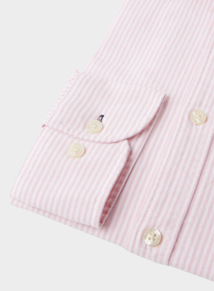 Classic Oxford Shirt - Pink Stripe